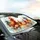 Chickens Sunglasses Watercolor Meadow Floral - Summer Farmhouse Decor Car Sunshade - 6