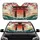 Japanese Torii Gate Rising Sun Cherry Blossom Bamboo Seigaiha - Travel Essentials Car Sunshade - 1