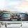 Determined Pit Bull Dogs High Speed Road Trip - Adventure Travel Gift for Dog Lovers Car Sunshade - 5