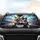 Determined Pit Bull Dogs High Speed Road Trip - Adventure Travel Gift for Dog Lovers Car Sunshade - 4