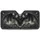 Gothic Bat Filigree Crest Stained Glass Floral - Everyday Travel Gift Car Sunshade - 3