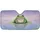 Frog Lily Pad Water Ripples Sky Clouds Flora Particles - Wildlife Gift Car Sunshade - 3