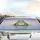 Frog Lily Pad Water Ripples Sky Clouds Flora Particles - Wildlife Gift Car Sunshade - 5