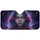 Mystical Woman Glowing Eyes Glitter Cheeks Cosmic Nebula - Fantasy Lover Gift Car Sunshade - 3