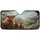 Highland Cow Family Scottish Highlands - Travel Essentials Gift for Cow Lover Car Sunshade - 3