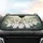 Interlocking White Geese Marsh Reeds Pond Water - Wildlife Admirer Present Car Sunshade - 4
