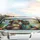 Joyful Sloths Floral Hat Hawaiian Shirt Tropical Beach Scene - Wildlife Lover Gift Car Sunshade - 5