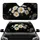 White Daisy Flowers Black Background - Nature Lover Everyday Style Car Sunshade - 1