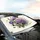 Purple Iris Lavender Flowers Botanical - Car Decor Gift for Botanical Lover Car Sunshade - 6