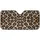 Cream Tan Deep Brown Leopard Fur Spot Animal Print Luxury Style Accent Wildlife Lover Gift Car Sunshade - 3