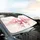 Shimmering Silk Ribbon Bow Rococo Filigree - Car Decor Gift Car Sunshade - 6