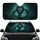 Majestic Serpentine Dragon Glowing Emerald Eyes - Dark Fantasy Lover Gift Car Sunshade - 1