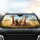 Funny Giraffe Horse Safari Animals Joyride - Safari Lover Gift Car Sunshade - 4