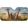 Funny Giraffe Horse Safari Animals Joyride - Safari Lover Gift Car Sunshade - 3
