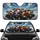 Expressive Cows in Sunglasses Driving - Road Trip Auto Decor Gift for Animal Lover Car Sunshade - 1