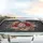 Peonies Japanese Fans Cherry Blossoms Seigaiha Waves - Car Decor Gift Car Sunshade - 5