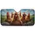Five Humorous Chickens with Glasses Road Trip Adventure - Car Accessory Gift Car Sunshade - 3