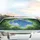 Tree Canopy Sky Clouds Sunlight - Nature Lover Gift Car Sunshade - 5
