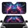 Neon Cyber Wolf Glowing Visor Circuit Board Armor - Futuristic Car Decor for Tech Fans Car Sunshade - 1