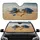 Golden Sand Blue Sea Turtles Starfish Heart Seashells - Ocean Wildlife Lover Gift Car Sunshade - 1