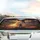 Fire-Breathing Dragon Warrior Volcanic Lava - Fantasy Adventure Gift Car Sunshade - 5