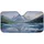 Majestic Alpine Mountains Glacial Lake Ice Reflections - Nature Lover Travel Gift Car Sunshade - 3