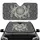 Circular Mandala Multi-Petal Flower Paisley Botanical Tendrils Floral Car Sunshade - 1