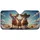Three Chihuahua Dogs Cowboy Hat Road Trip Adventure - Travel Essentials Gift for Dog Lovers Car Sunshade - 3