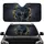 Roaring Black Jaguar Electric Blue Spots Molten Gold Splashes - Big Cat Lover Gift Car Sunshade - 1