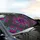 Dense Five-Petaled Flowers Swirling Tendrils Leaves - Car Decor Gift Car Sunshade - 6
