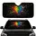 Full Spectrum Rainbow Heart Gold Flecks - Personal Style Gift Car Sunshade - 1