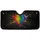 Full Spectrum Rainbow Heart Gold Flecks - Personal Style Gift Car Sunshade - 3