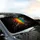 Full Spectrum Rainbow Heart Gold Flecks - Personal Style Gift Car Sunshade - 6