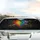 Full Spectrum Rainbow Heart Gold Flecks - Personal Style Gift Car Sunshade - 5