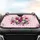 Metallic Glitter Holographic Stars Gingham - Car Decor Gift Car Sunshade - 4