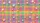Rainbow Plaid Intersecting Stripes Glitter Metallic Opalescent Stars Shapes Car Sunshade - 7