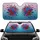 Lush Symmetrical Rose Bouquets - Vibrant Floral Everyday Use Gift Car Sunshade - 1