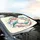 Pastel Narwhal School Underwater - Ocean Lover Gift Car Sunshade - 6