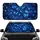 Organic Shapes Navy Blue Black Electric Camouflage Travel Essentials Traveler Gift Car Sunshade - 1