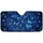 Organic Shapes Navy Blue Black Electric Camouflage Travel Essentials Traveler Gift Car Sunshade - 3