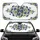 Deep Blue Flowers Botanical Tapestry Golden Stars Car Interior Upgrade Car Sunshade - 1