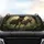 Fierce Roaring Tyrannosaurus Rex Dinosaurs Tropical Jungle Ruin - Prehistoric Fan Gift Car Sunshade - 4
