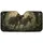 Fierce Roaring Tyrannosaurus Rex Dinosaurs Tropical Jungle Ruin - Prehistoric Fan Gift Car Sunshade - 3