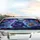 Panda Tiger DJ Futuristic Rave Club Lasers Turntables - Music Lover Party Event Gift Car Sunshade - 5