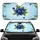 Juicy Blueberries Green Leaves Delicate Flowers - Botanical Garden Gift Car Sunshade - 1