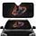 Dynamic Basketball Player Fiery Neon Dribble - Athletic Sports Fan Gift Car Sunshade - 1