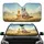 Baby Duck Ragdoll Cat Blue Eyes Teddy Bear Rolling Hills Sky - Wildlife Lover Gift Car Sunshade - 1