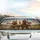 Expressive Horses Golden Hour Countryside Scene - Horse Lover Gift Car Sunshade - 5