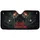 Grim Reaper Scary Skeleton Glowing Eyes Fiery Flames - Halloween Decor Gift Car Sunshade - 3
