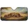 Snuggled Golden Retriever Puppies Meadow - Dog Lover Travel Gift Car Sunshade - 3